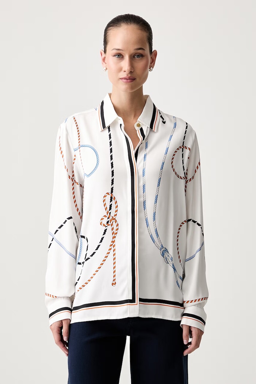 Tommy Hilfiger košeľa dámska s viskózou