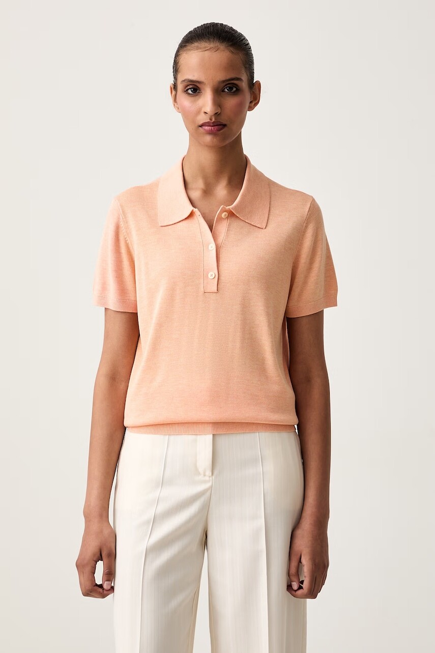Calvin Klein polo tričko dámske z viskózy