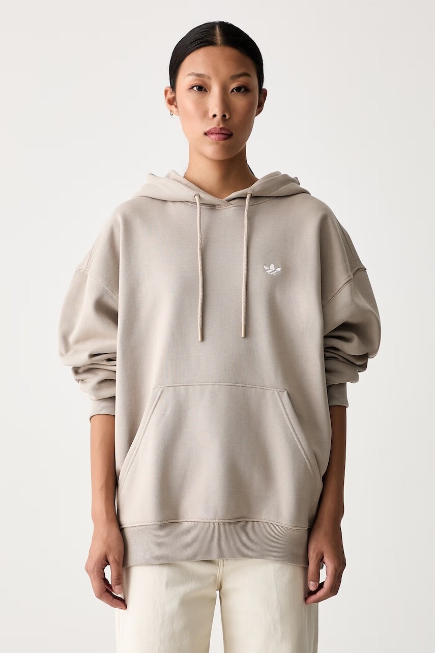 adidas Originals mikina s kapucňou dámska s bavlnou Essentials