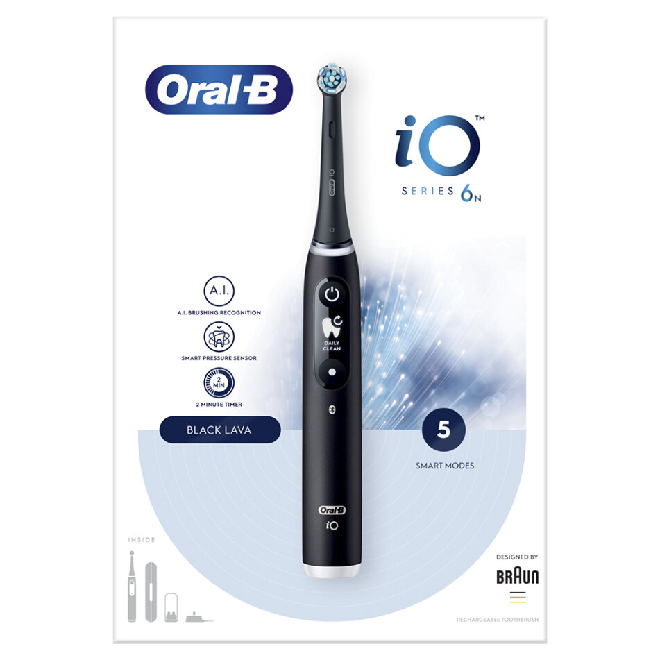 ORAL-B Series iO 6 black onyx elektrická zubná kefka, rozbalené