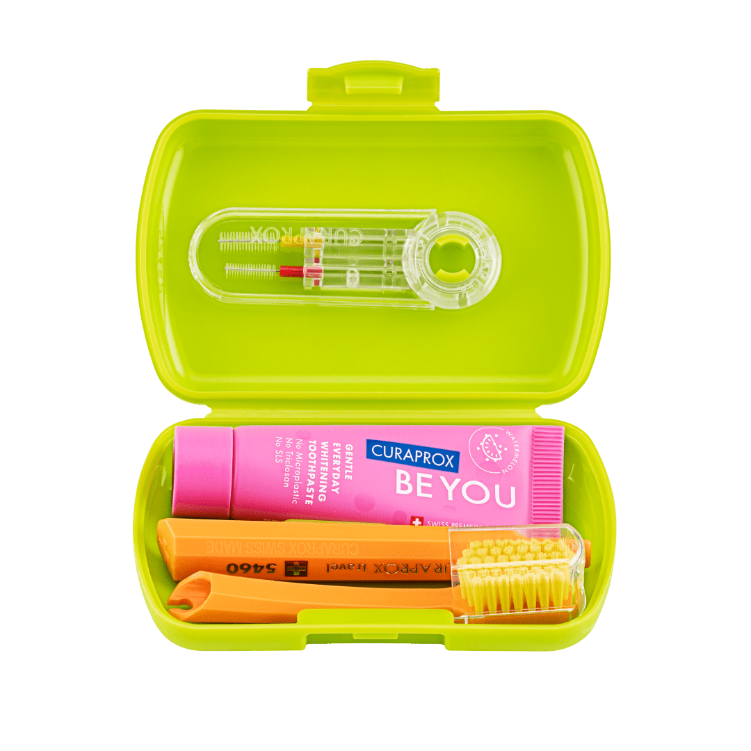 CURAPROX Travel set zelený NEW