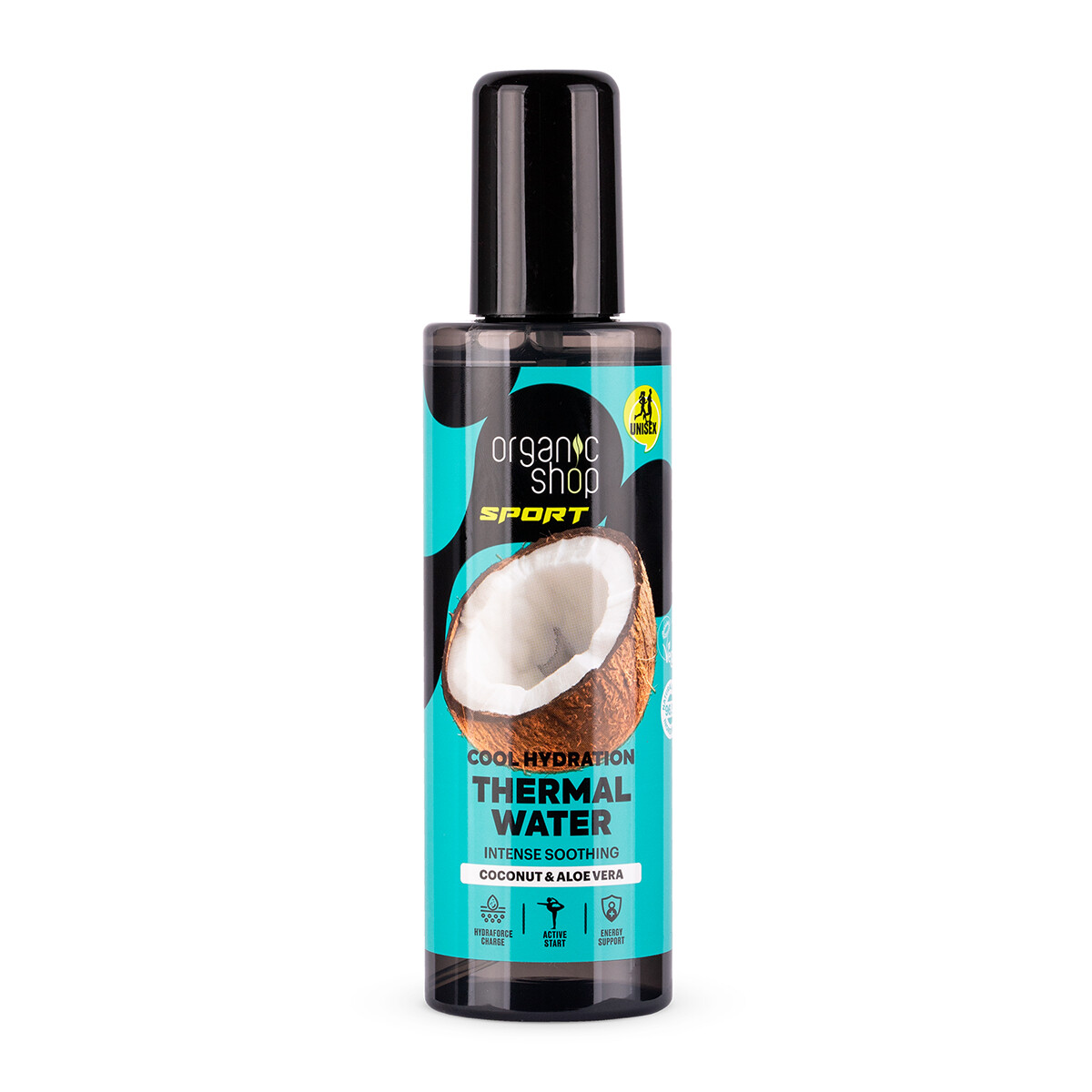ORGANIC SHOP SPORT Hydratačná termálna voda Kokos a aloe vera 200 ml