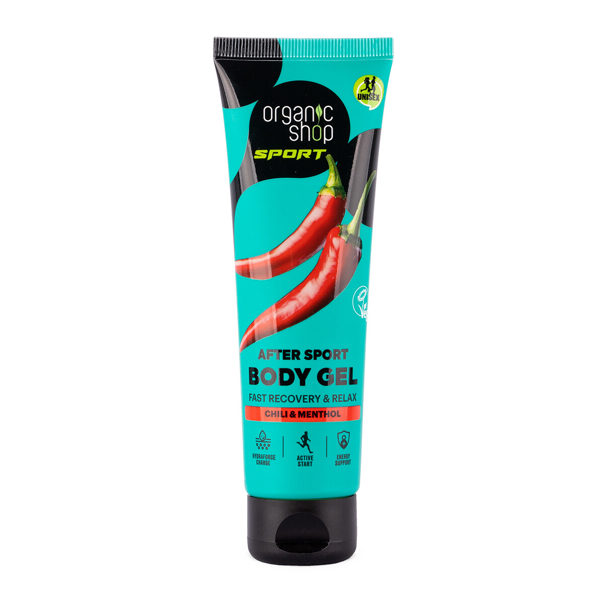 ORGANIC SHOP SPORT Telový gél po športe Chili a menthol 75 ml