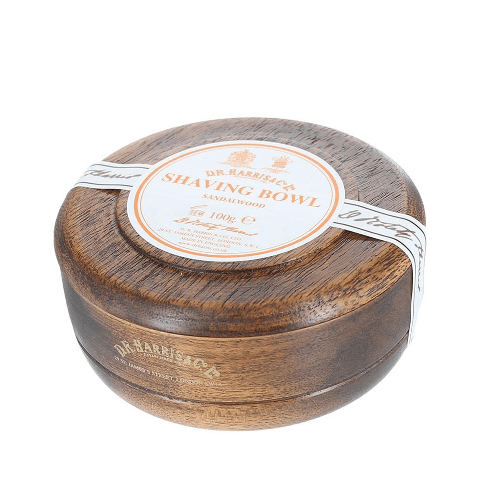 D.R. HARRIS Sandalwood Shaving Bowl - tmavá drevená miska 100 g
