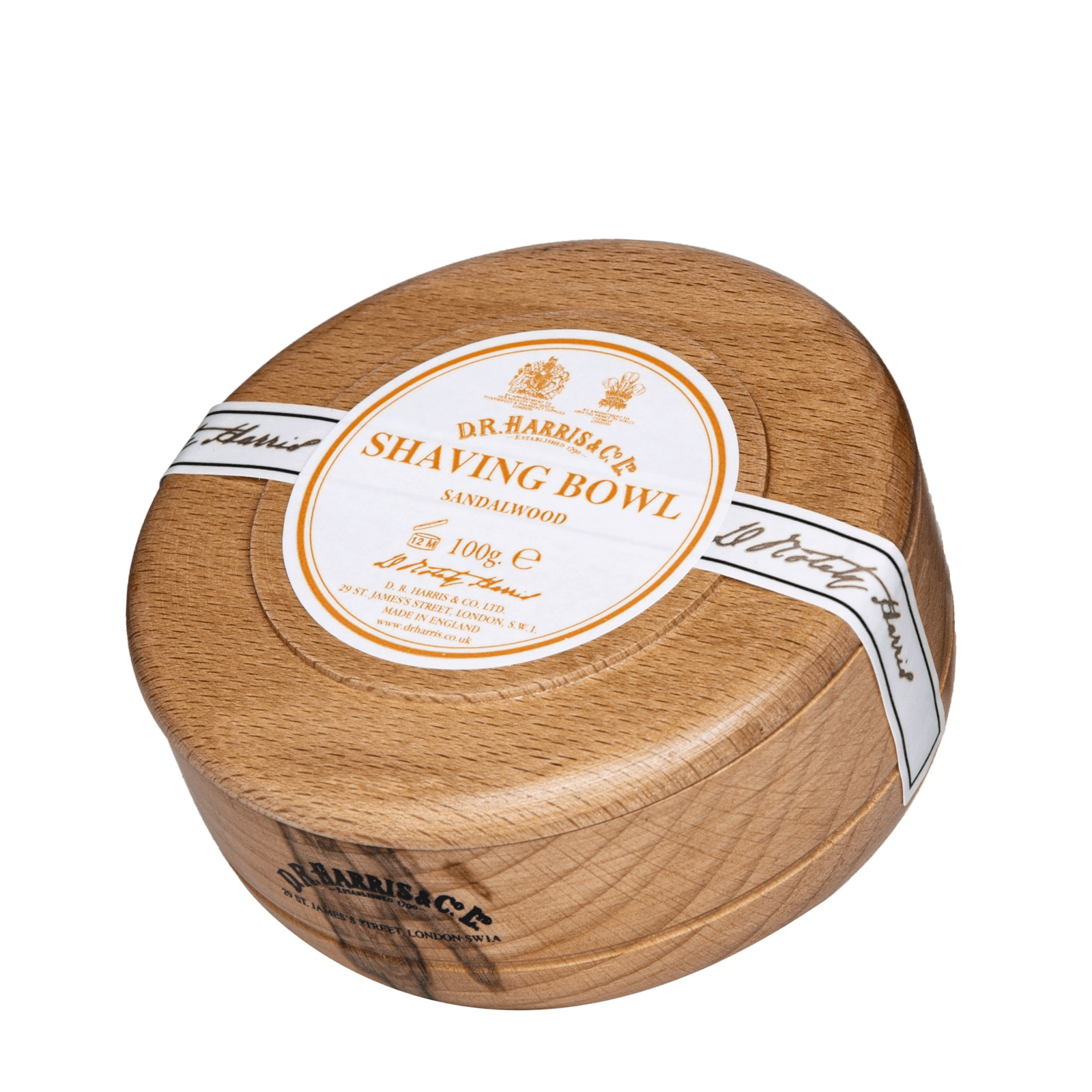 D.R. HARRIS Sandalwood Shaving Bowl - svetlá drevená miska 100 g