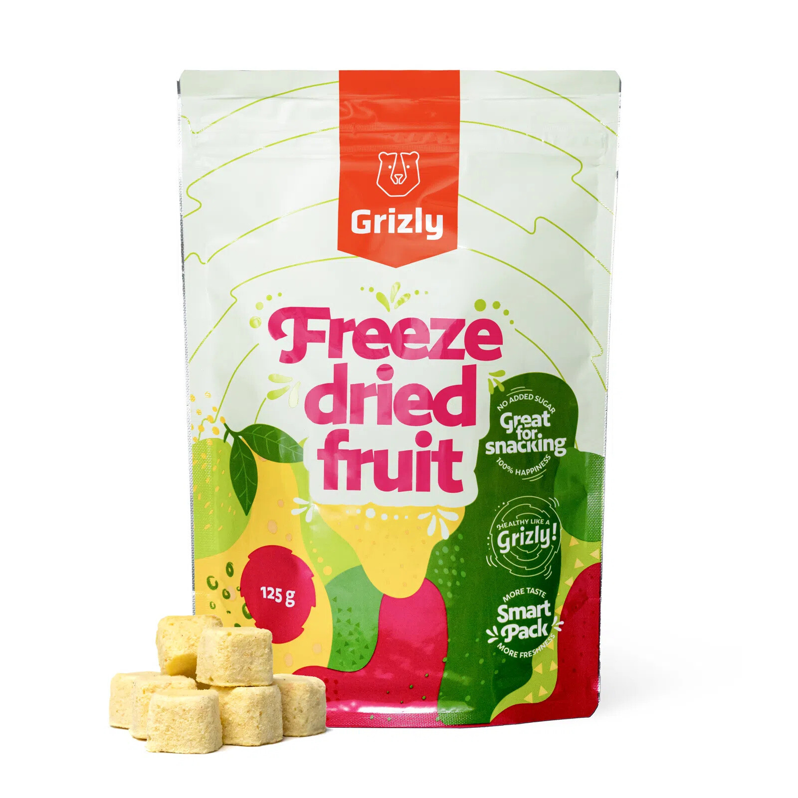 GRIZLY LYO kokosové kocky mango s mrkvou 125 g