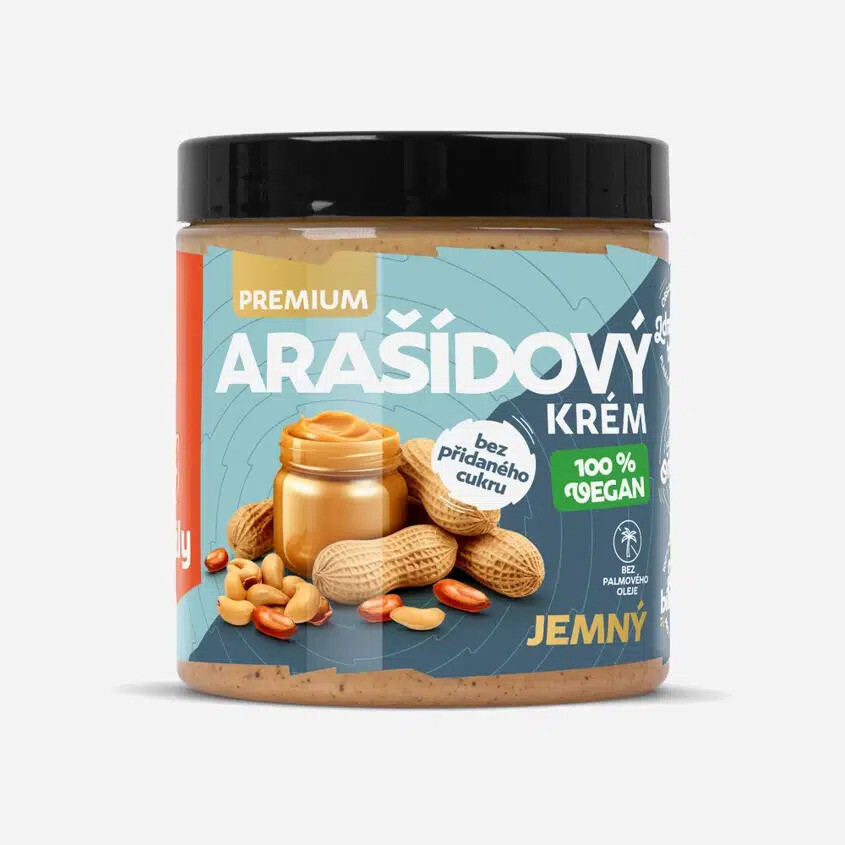 GRIZLY Arašidový krém jemný premium 250 g