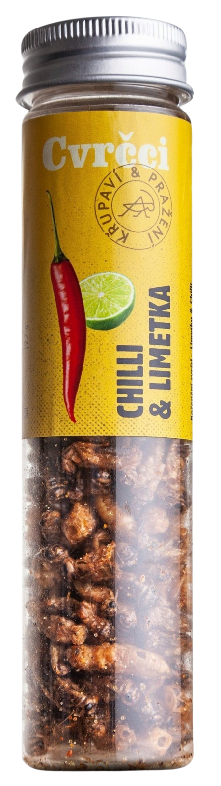 SENS Chrumkavé & praženie cvrčky - Chilli & Limetka 20 g