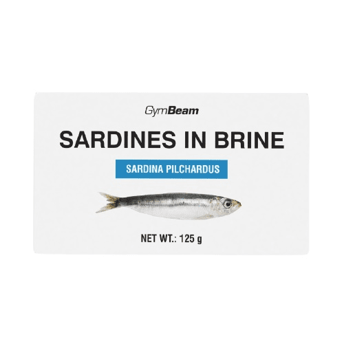 GYMBEAM Sardinky vo vlastnej šťave 125 g