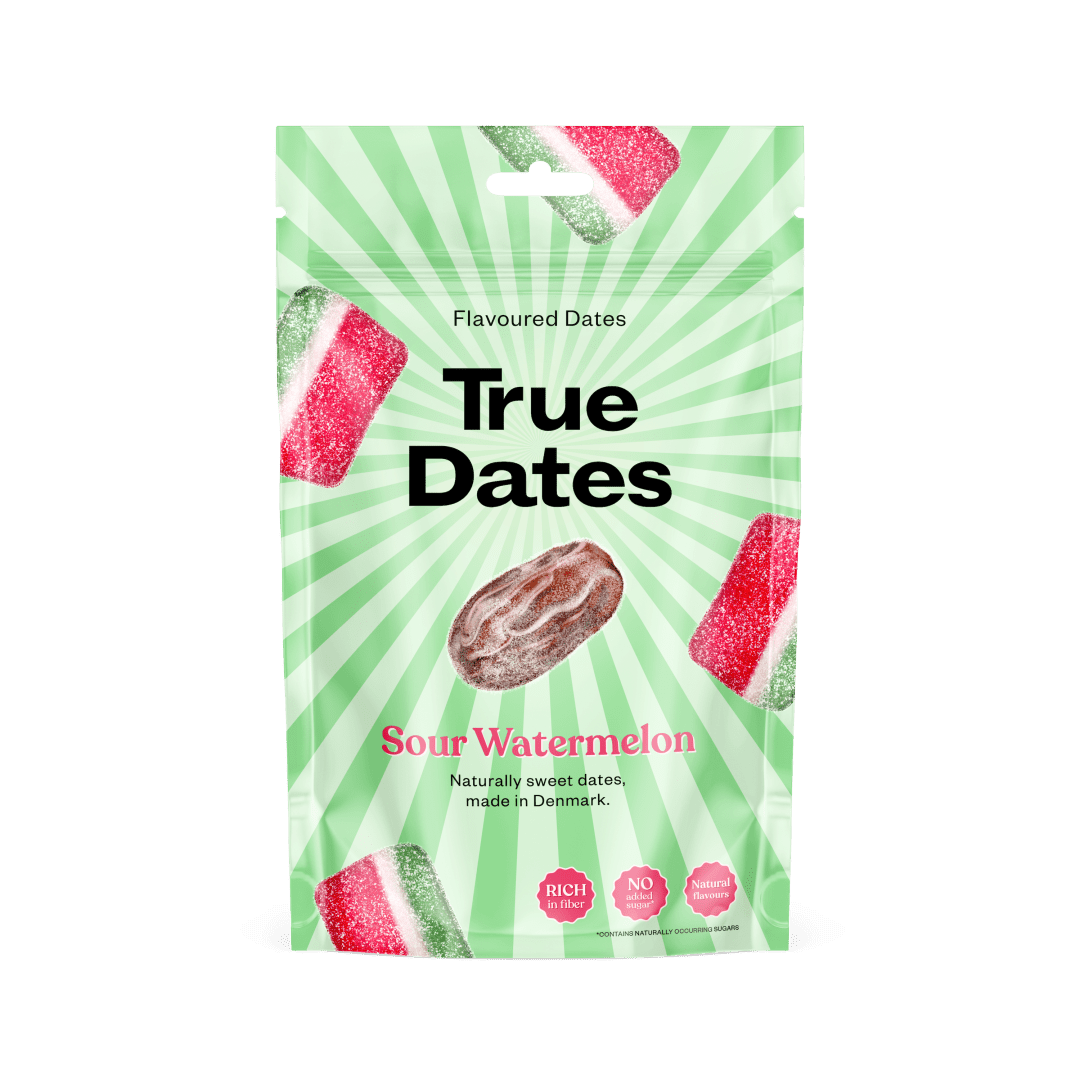 TRUE DATES Datle s príchuťou kyslého melóna 100 g