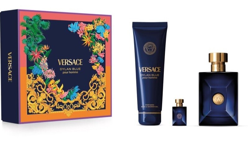 Versace Eros - parfém 100 ml + sprchový gel 150 ml + parfém 5 ml