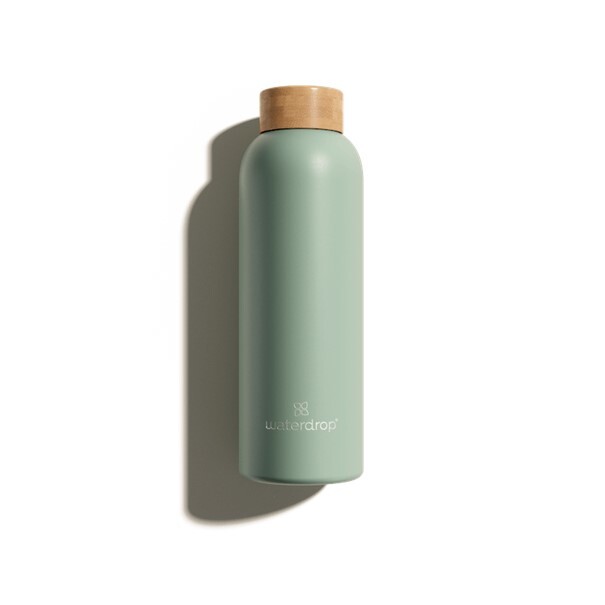 Waterdrop Fľaša nerez olive matt 600 ml