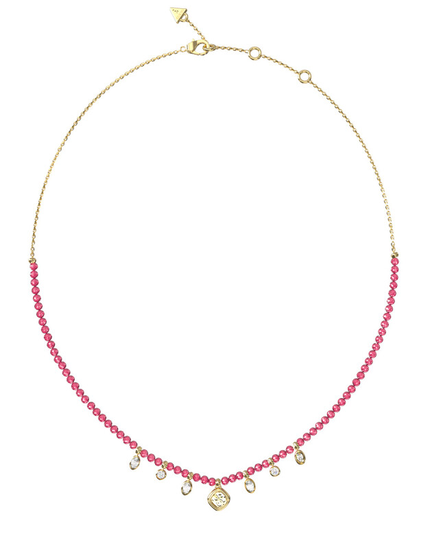 Guess Pozlátený náhrdelník Jaipur Splendor JUBN06144JWYGFCT/U