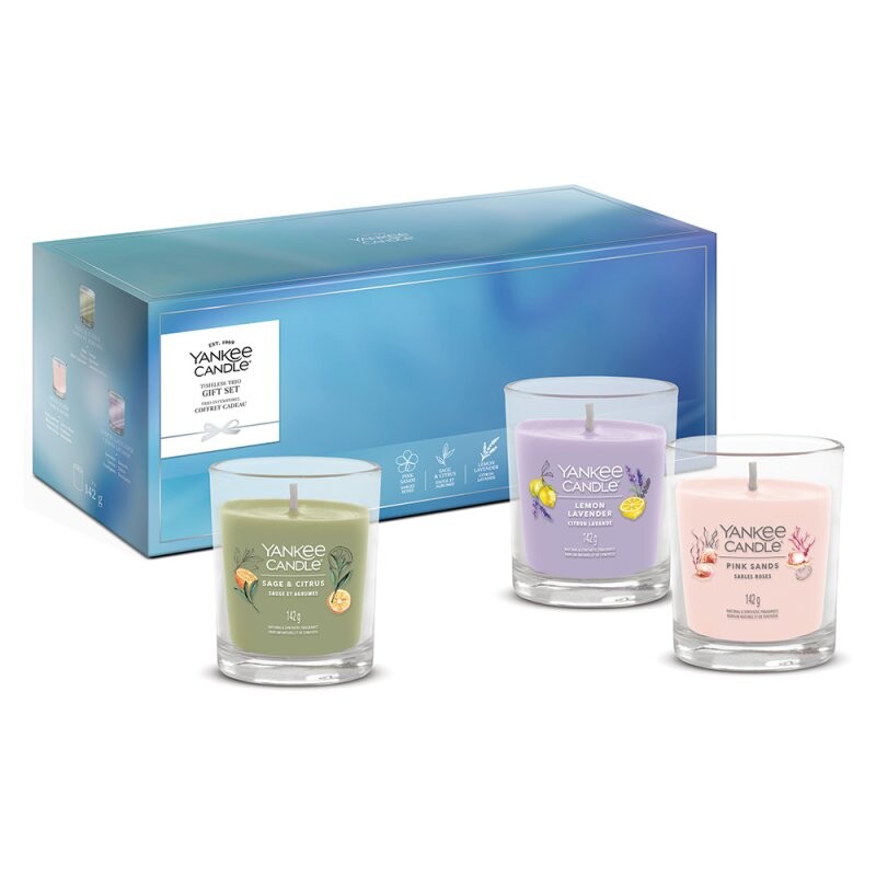 Yankee Candle Darčeková sada Timeles Trio Gift Set 3 ks