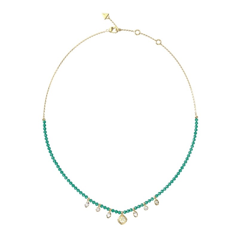 Guess Pozlátený náhrdelník Jaipur Splendor JUBN06144JWYGGNT/U
