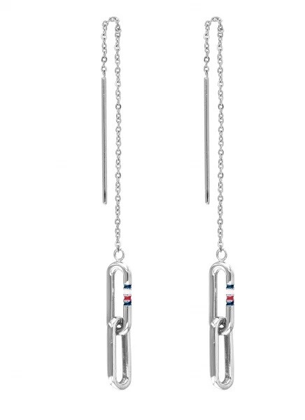 Tommy Hilfiger Módne dlhé oceľové náušnice 2780198