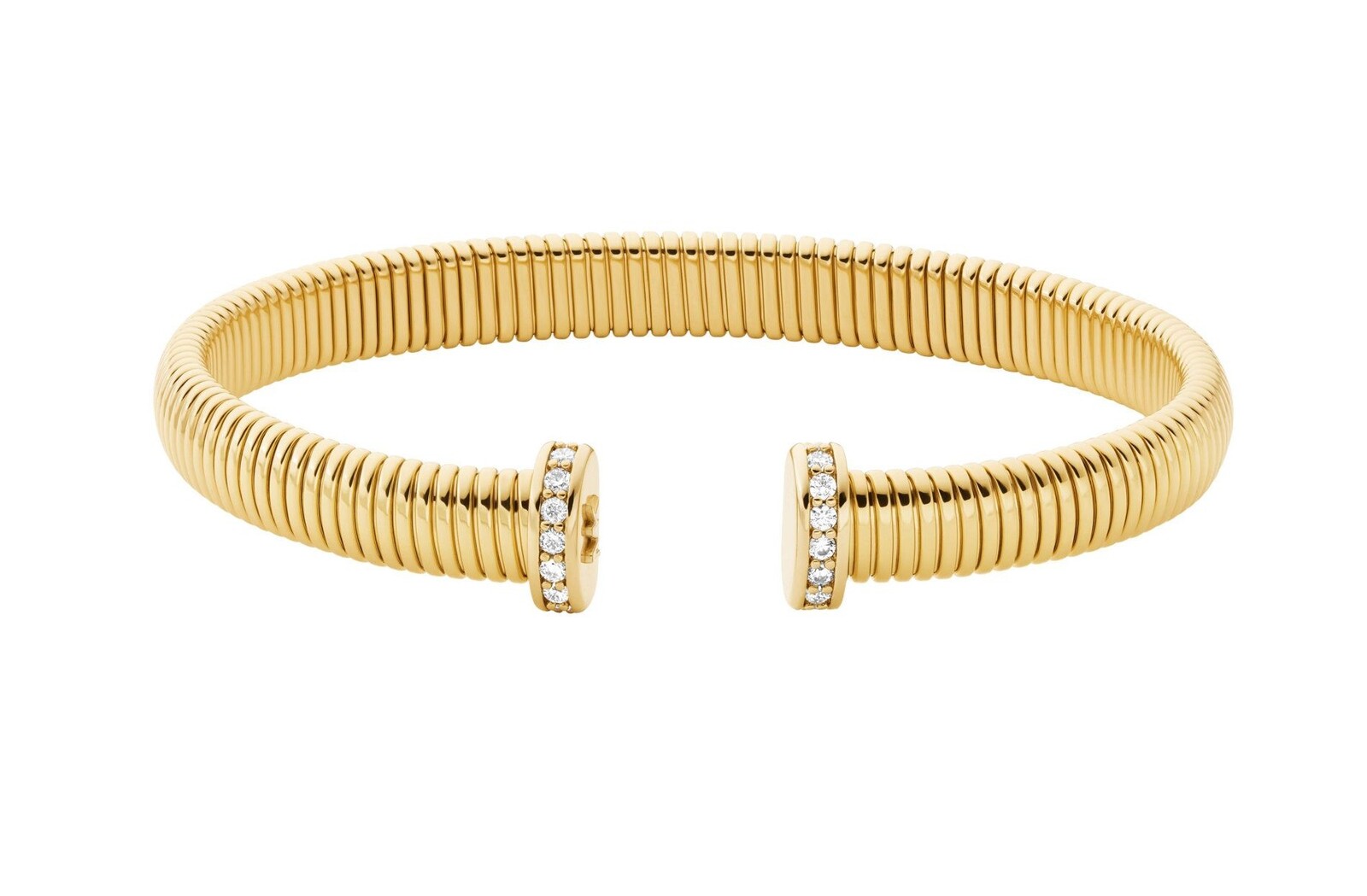 Michael Kors Pozlátený otvorený náramok pre ženy MKJ8624710
