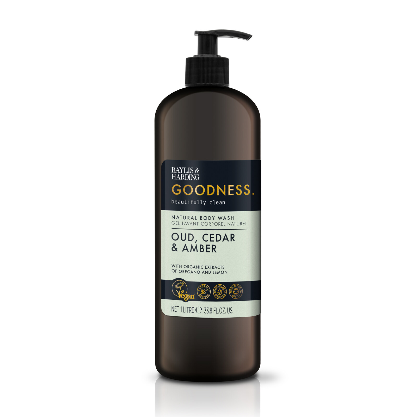 Baylis & Harding Sprchový gél Oud, céder a ambra Body Wash 1000 ml