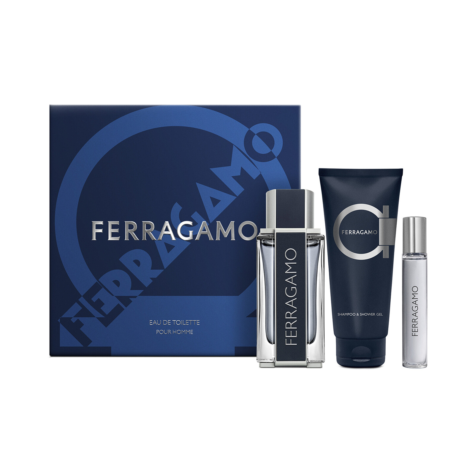 Salvatore Ferragamo Ferragamo - EDT 100 ml + 2v1 sprchový gél a šampón 100 ml + EDT 15 ml