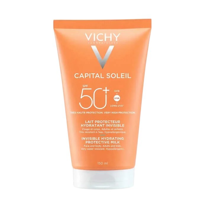 Vichy Mlieko na opaľovanie SPF 50 Invisible Hydrating Protective Milk 150 ml