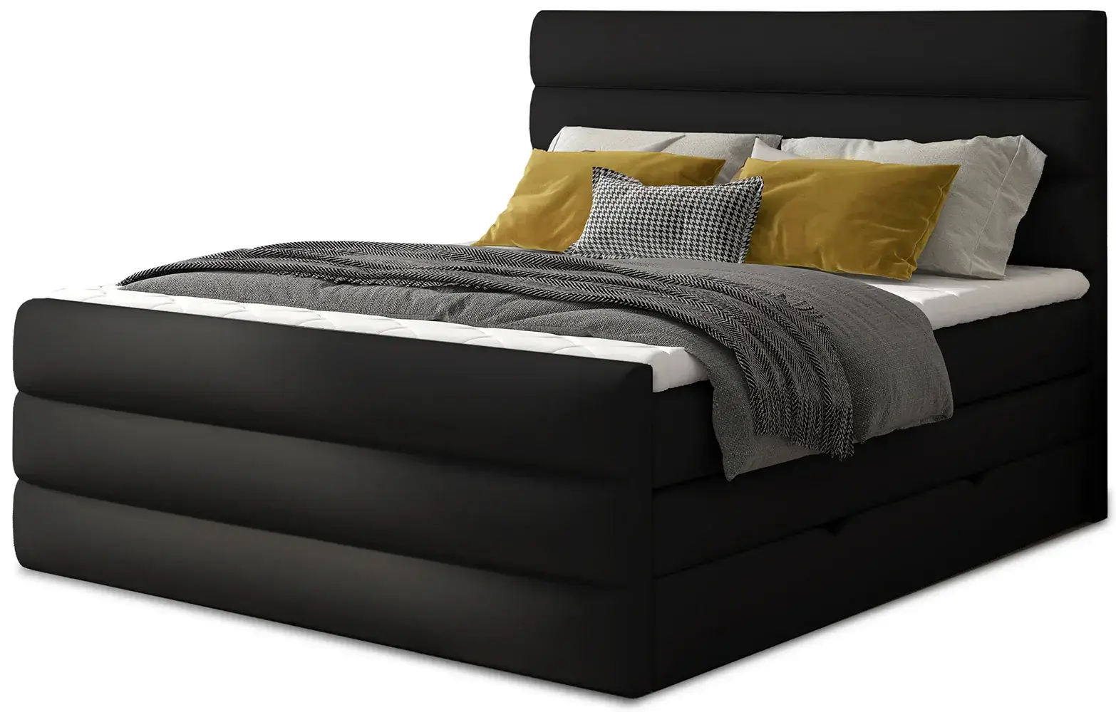Dvoulůžková boxspringová postel Cande 140x200 - výber z 11 prevedení