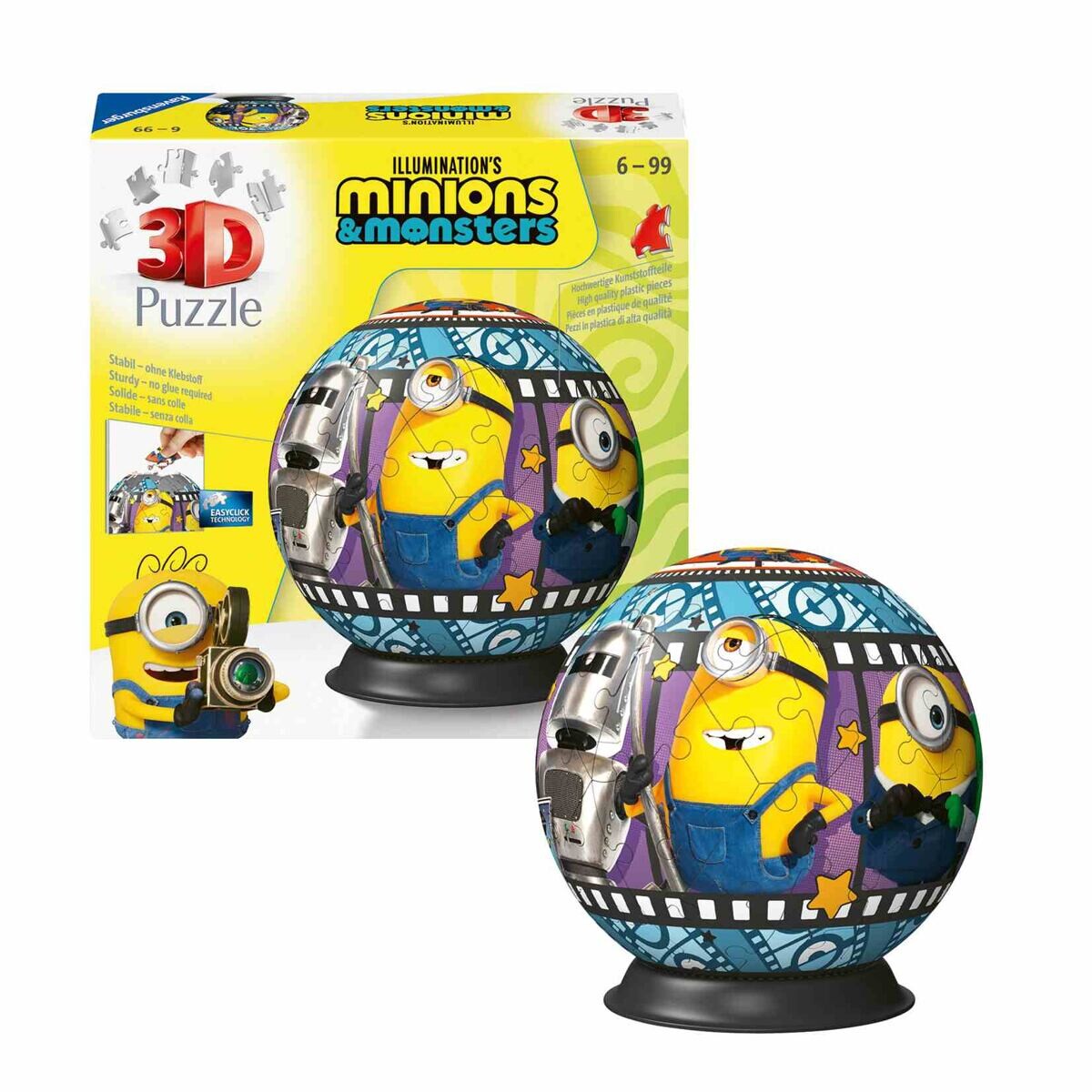 Ravensburger Puzzle-Ball Mimoni 3, 73 dielikov