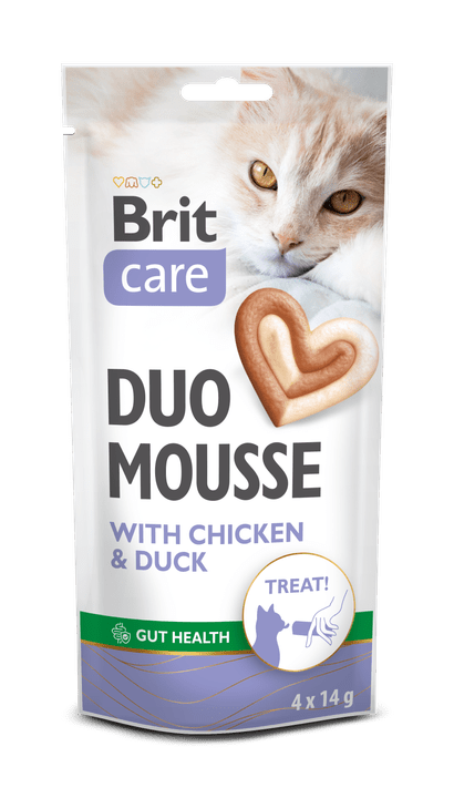 Brit Care Cat Creamy Duo Mousse with Chicken and Duck 4 x 14 g