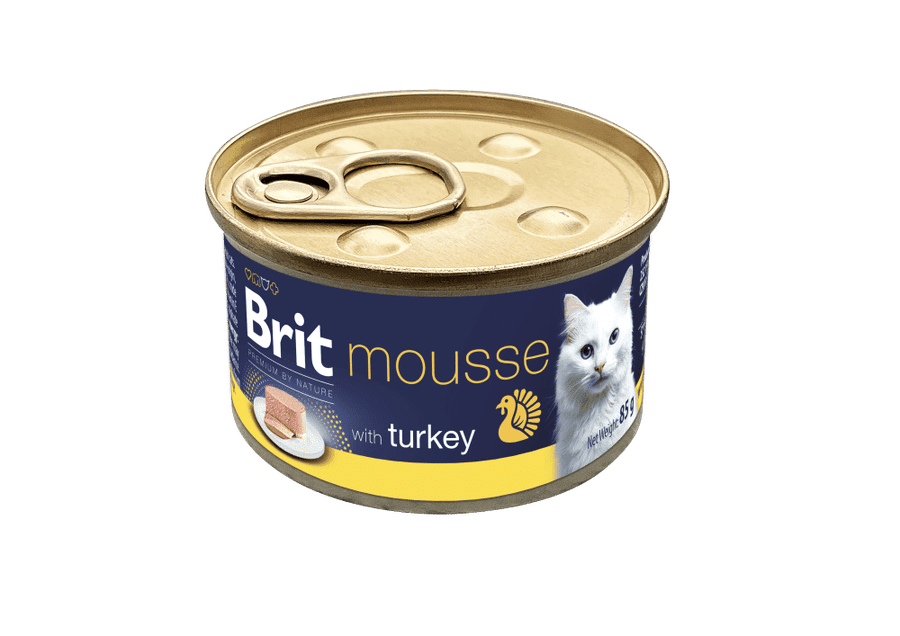 Brit Premium by Nature Cat Mousse with Turkey 85 g