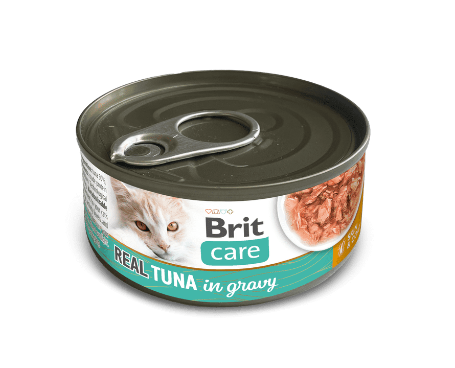 Brit Care Cat Real Tuna in gravy 80 g