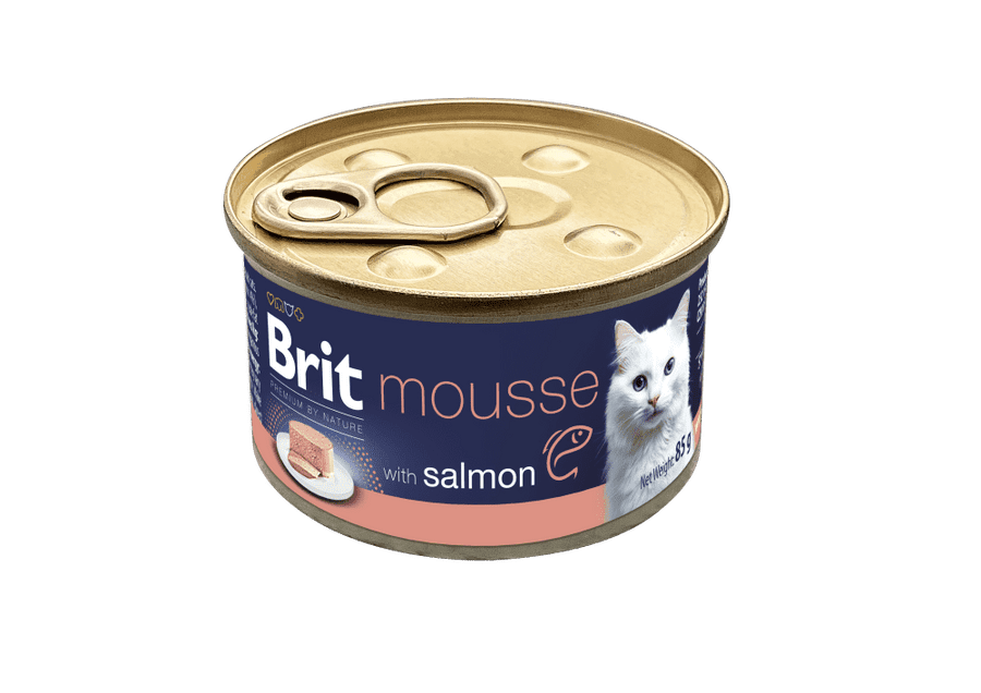 Brit Premium by Nature Cat Mousse with Salmon 85 g