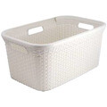 Košíky, škatule Curver  Panier  style 45l blanc vintage