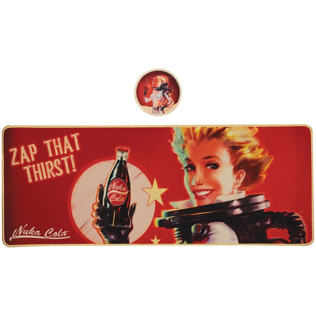 Fanatik Fallout Nuka-Cola Set herná podložka, podtácok
