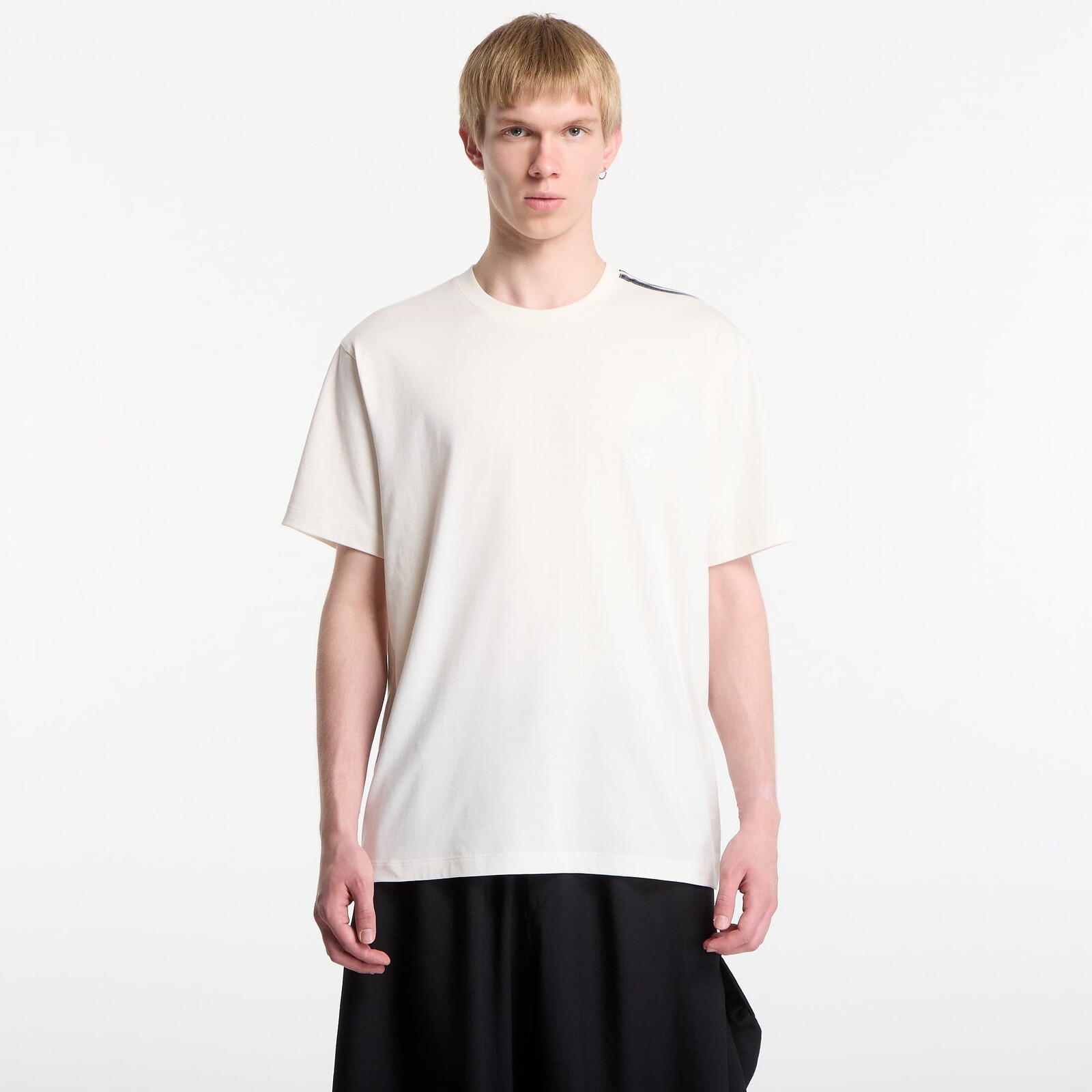 Tričko Y-3 Gradient Stripes Short Sleeve Tee Chalk White M