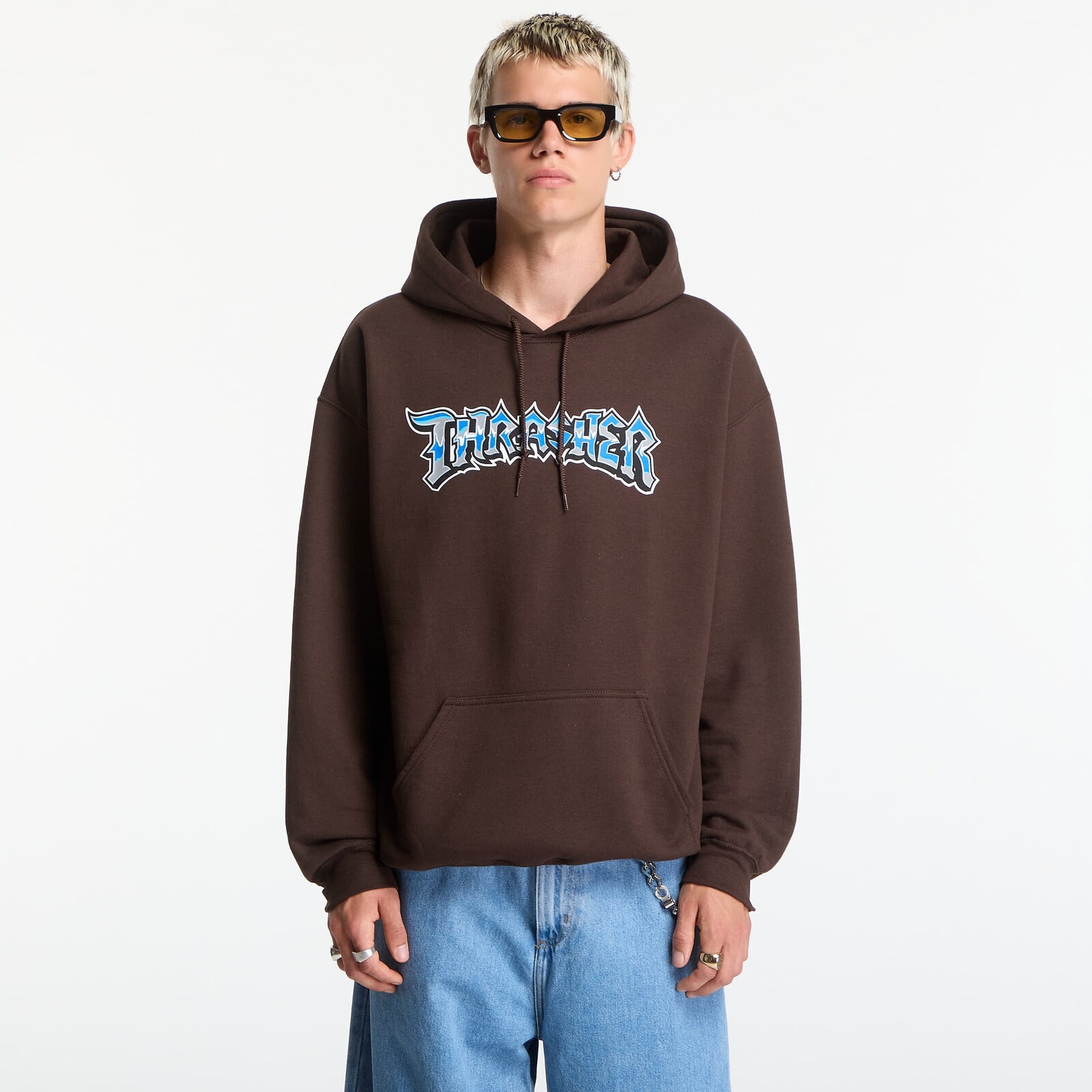 Mikina Thrasher Cruisin' Hoodie Brown M