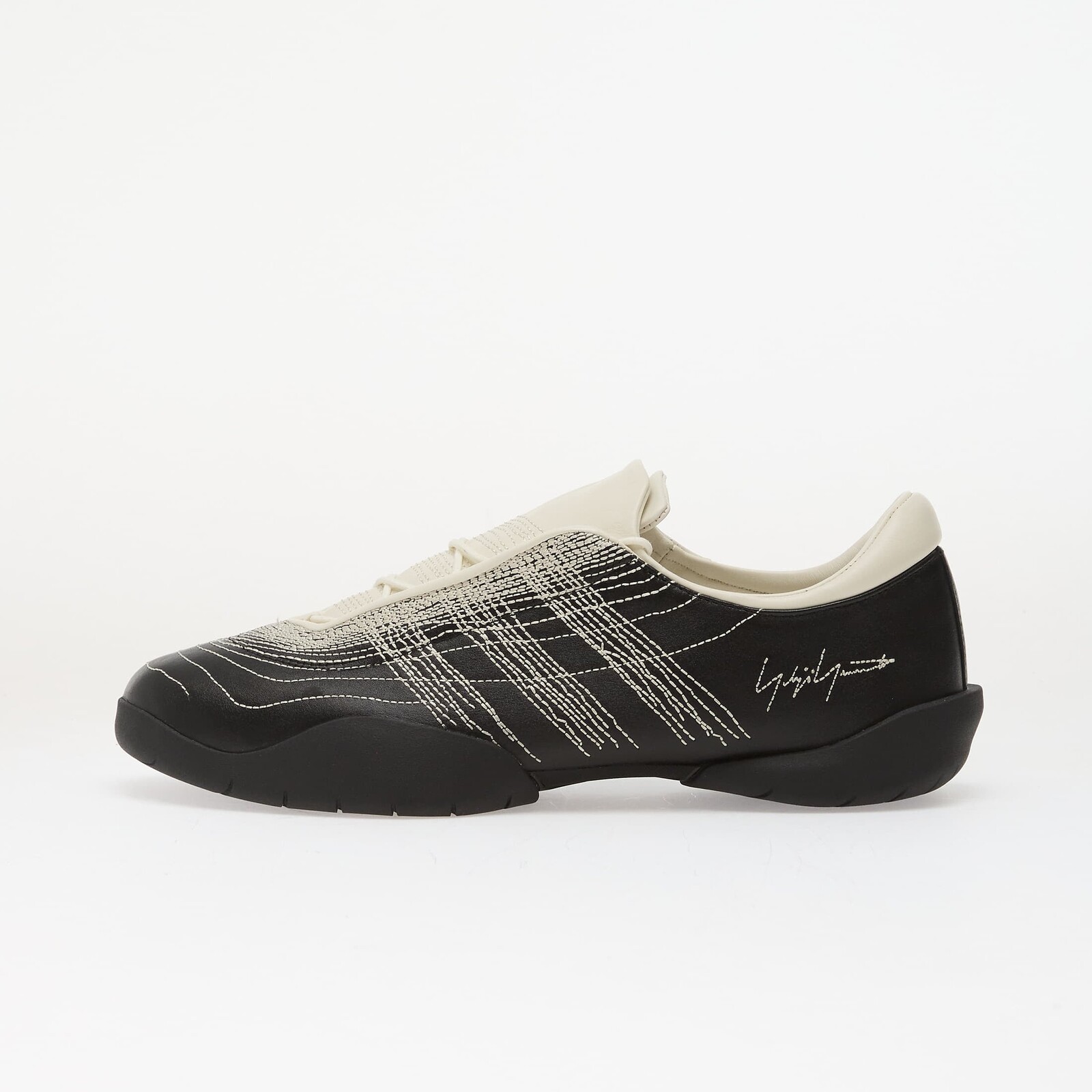 Tenisky Y-3 Regu Embroidery Black/ Aluminum/ Off White EUR 45 1/3
