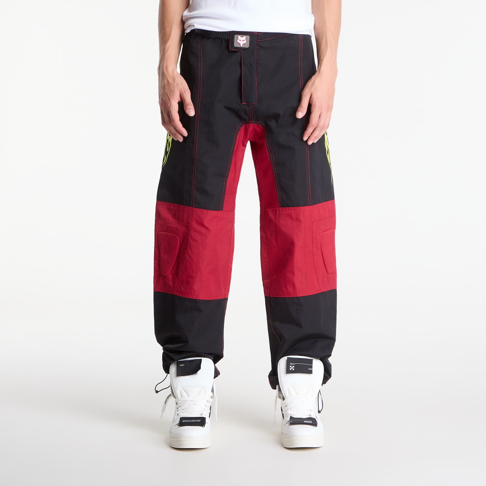 Kalhoty FOX Paneled Pant Red S