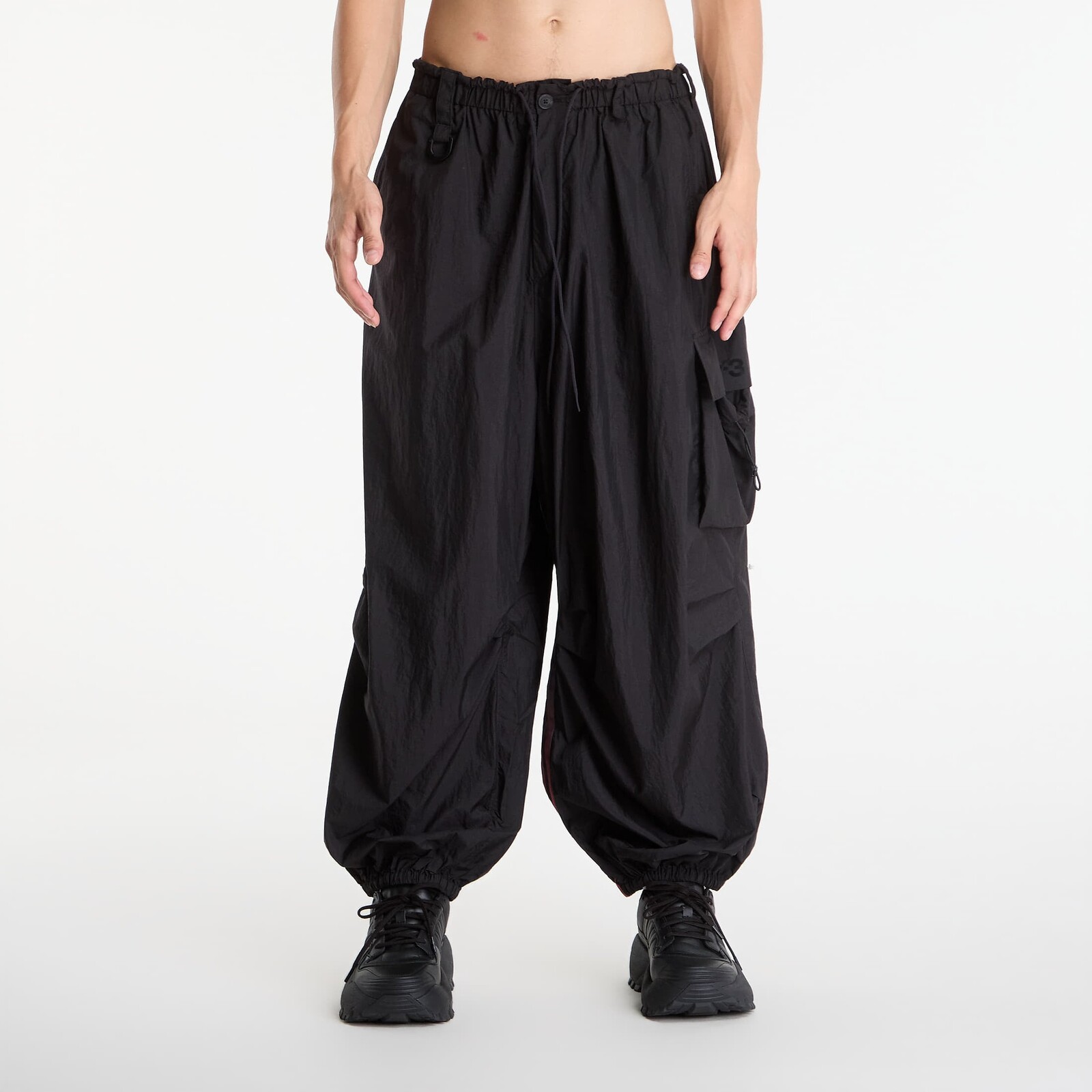 Kalhoty Y-3 GRD 3-Stripes Cargo Pants Black XS