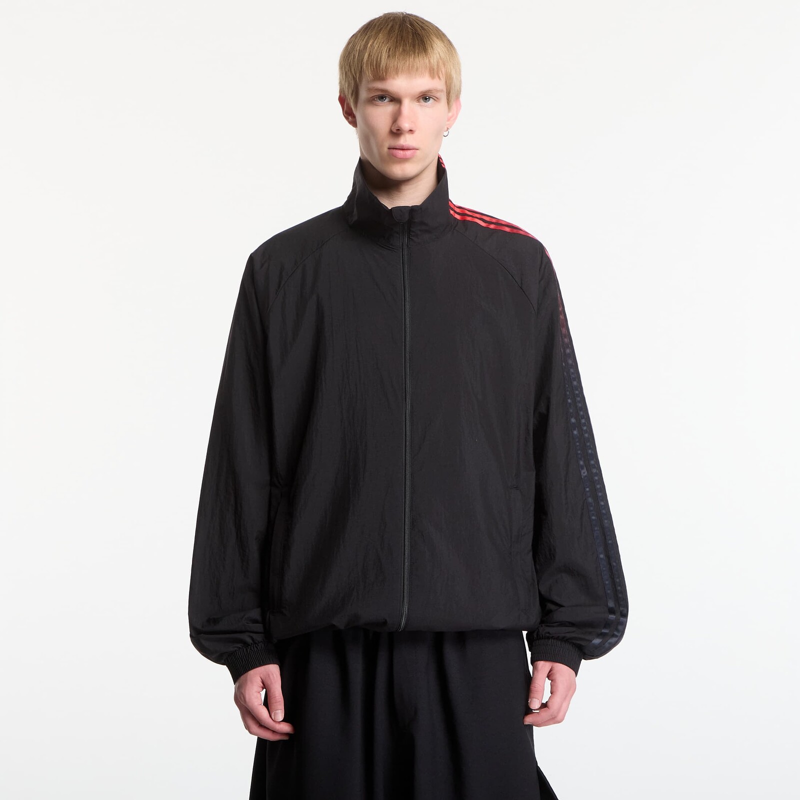 Bunda Y-3 Gradient 3 Stripes Nylon Track Top Black S
