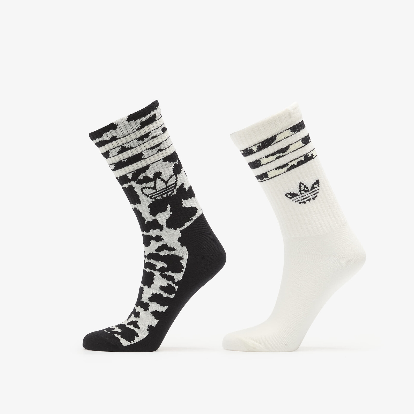 Ponožky adidas Animal Graphic Crew Sock 2-Pack Off White/ Black L