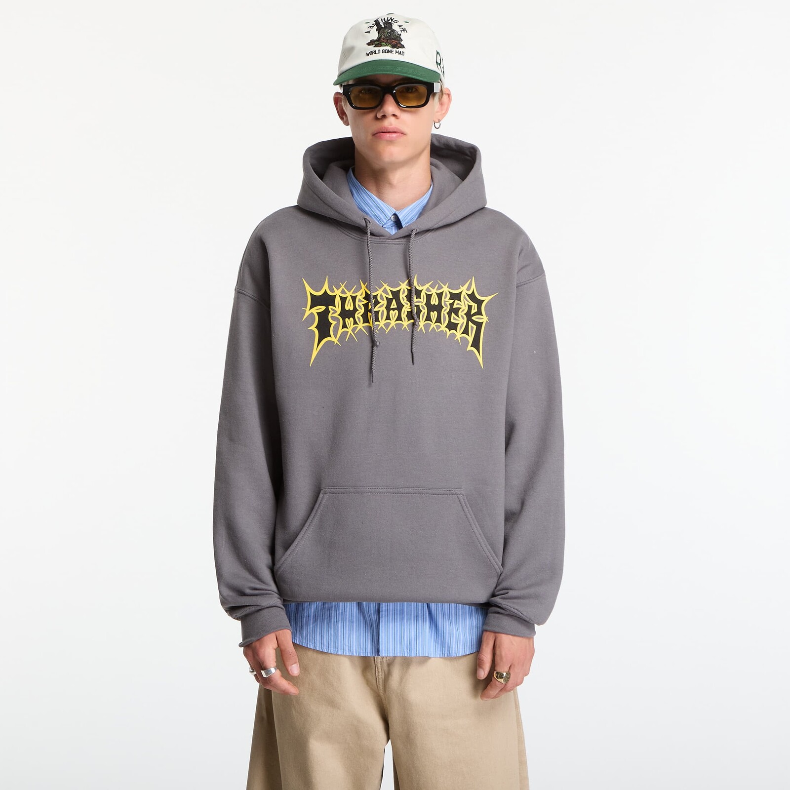 Mikina Thrasher Spikey Hoodie Grey M