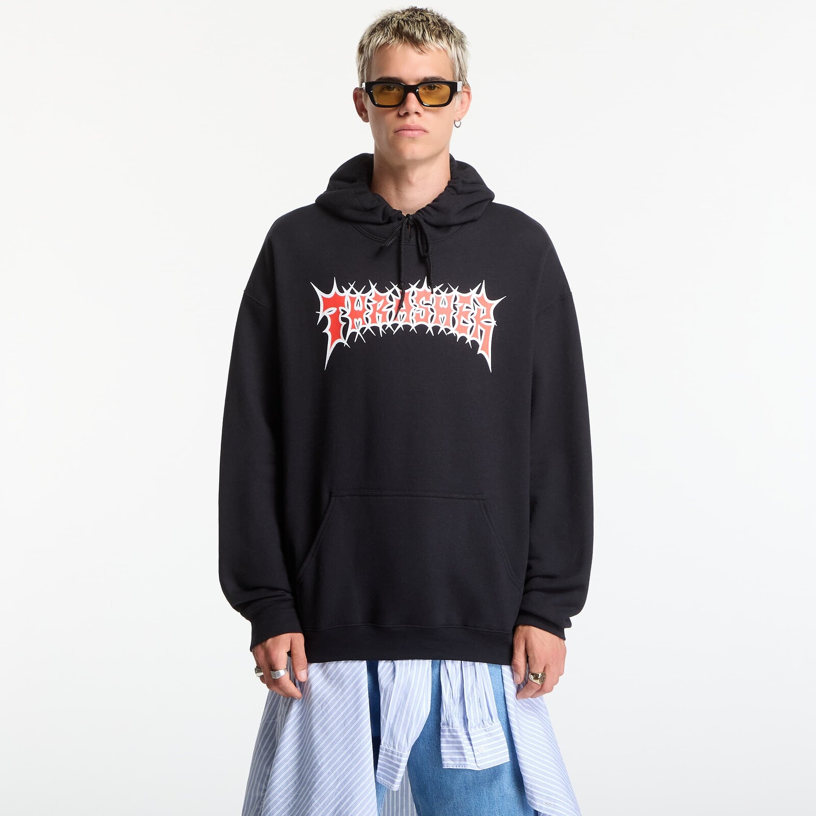 Mikina Thrasher Spikey Hoodie Black M
