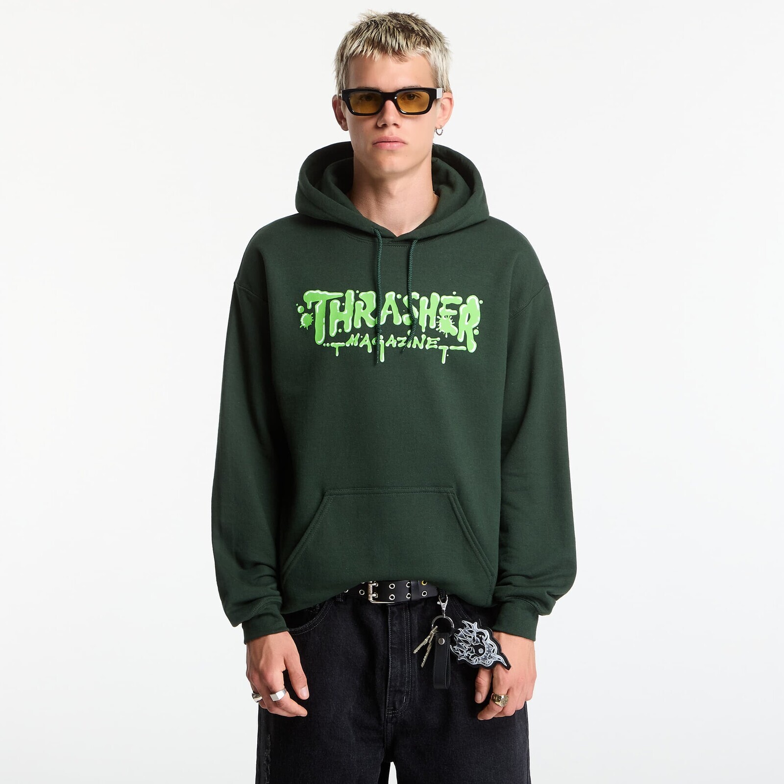 Mikina Thrasher Wet Paint Hoodie Green S