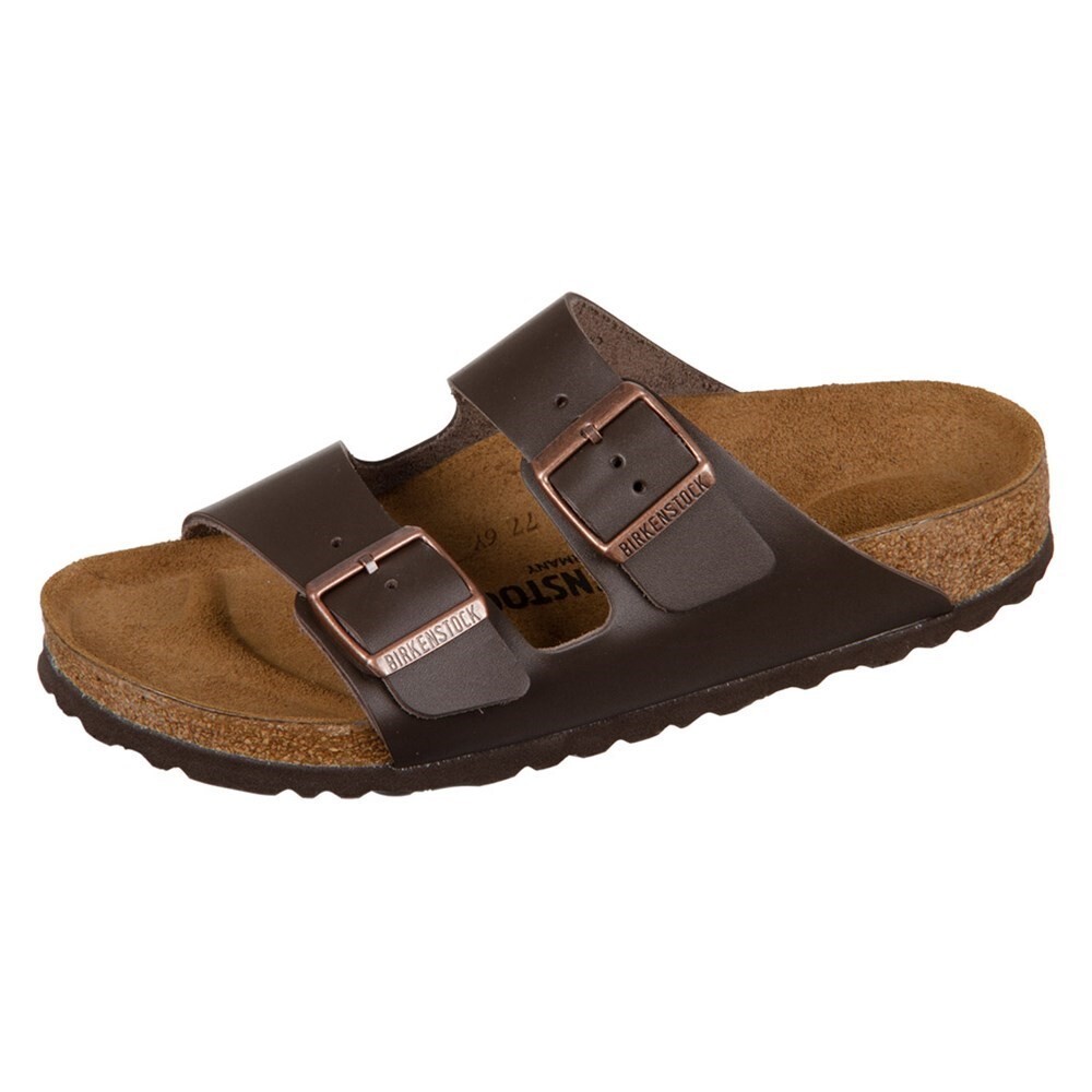 Birkenstock Arizona hnedé kožené šľapky