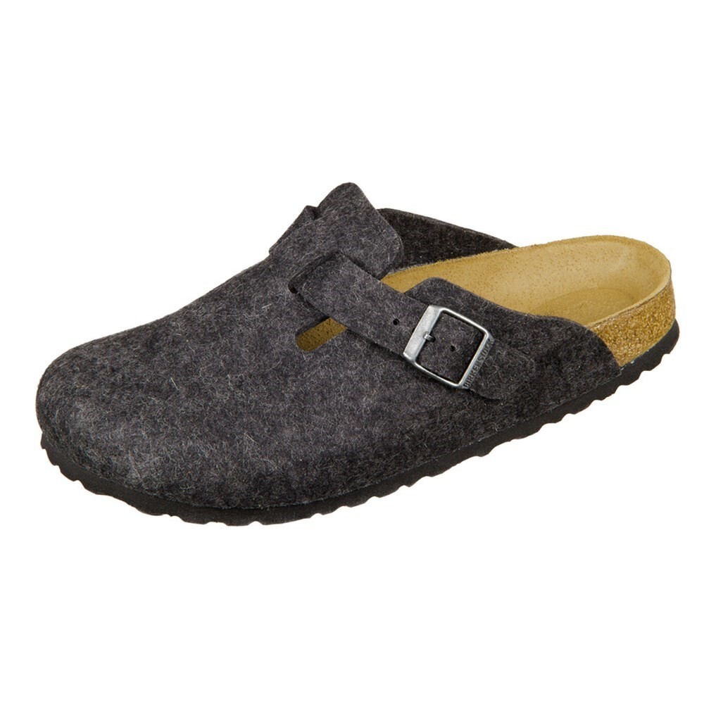 Birkenstock Boston antracitové pantofle