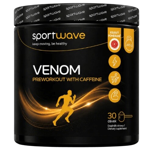 Sportwave venom preworkout with caffeine 495 g