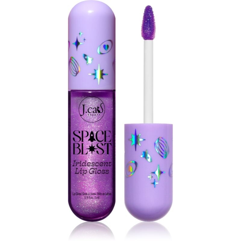 J.Cat Beauty Space Blast lesk na pery s meniacou sa farbou odtieň 106 Nova Flash 5 ml