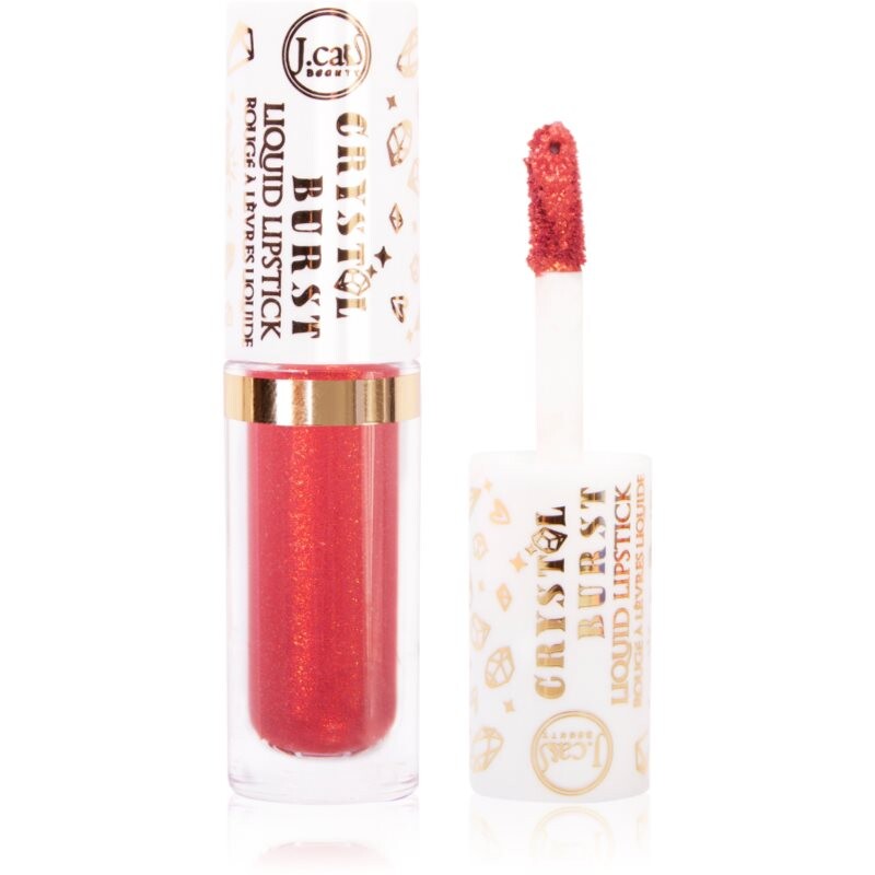 J.Cat Beauty Crystal Burst dlhotrvajúci tekutý rúž odtieň 101 Mind Reader 0.8 g