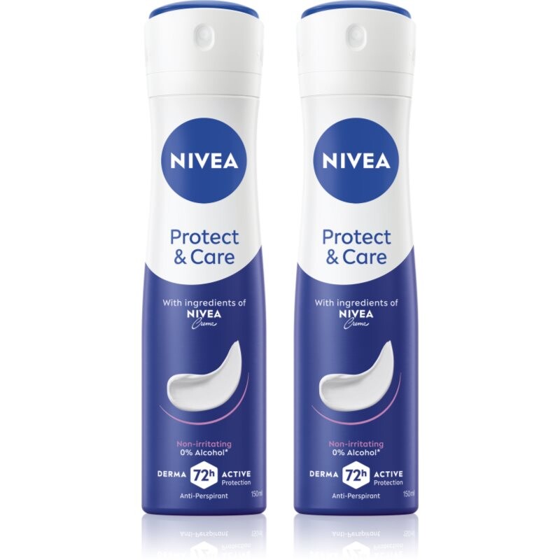 NIVEA Protect & Care antiperspirant v spreji výhodné balenie