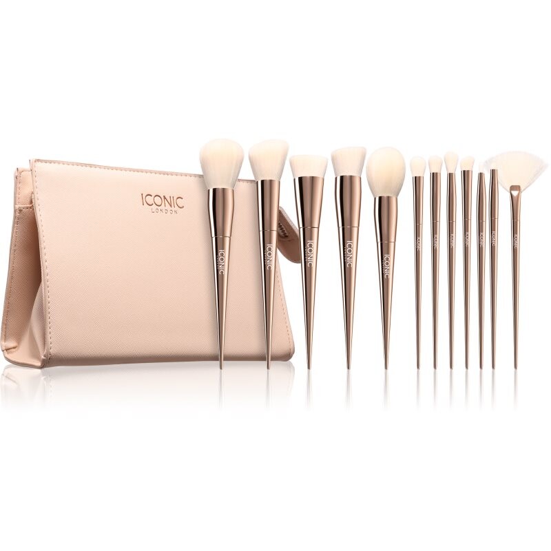 ICONIC London Ultimate Brush Set Sada štetcov s taštičkou