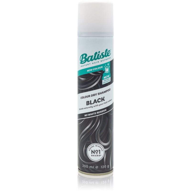 Batiste Colour Dry Shampoo Black suchý šampón pre tmavé vlasy 200 ml